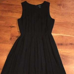 Black Pleated mini dress